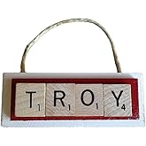 TROY University Trojans Christmas Ornament Letters Tiles