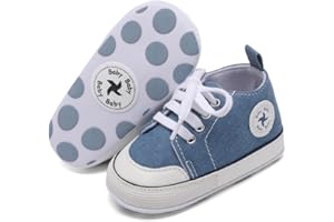 BEIDI Baby Girl Boy Shoes 0-18 Months,Infant Unique Essentials Gifts,Unisex Newborn Doll Slip-on Soft Sole High-top Frist Walking Sneakers