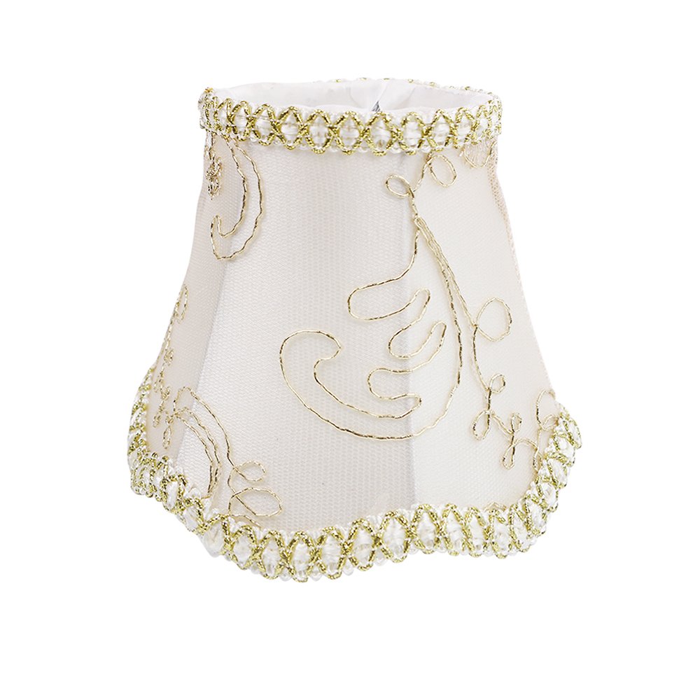 New Lace Lampshade Cotton Textured Fabric Drum Shade Home Ceiling