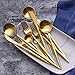 Morgiana Matte Gold 4-Piece 18/10 Stainless Steel Flatware Cutlery Set