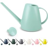 0.48 Gallon Watering Can, Watering Can Indoor Plants, Small Water Can | Long Spout, Detachable Shower Head, Small Plastic Indoor Water Can, House Plants, Garden Flowers, Approx. 0.5 gallon, 60 oz