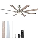 VONLUCE Ceiling Fans with Lights, 60 Inch Ceiling