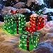 3 Lighted Gift Boxes Christmas Decoration Yard Decor 150 Lights Red Green Indoor Outdoor