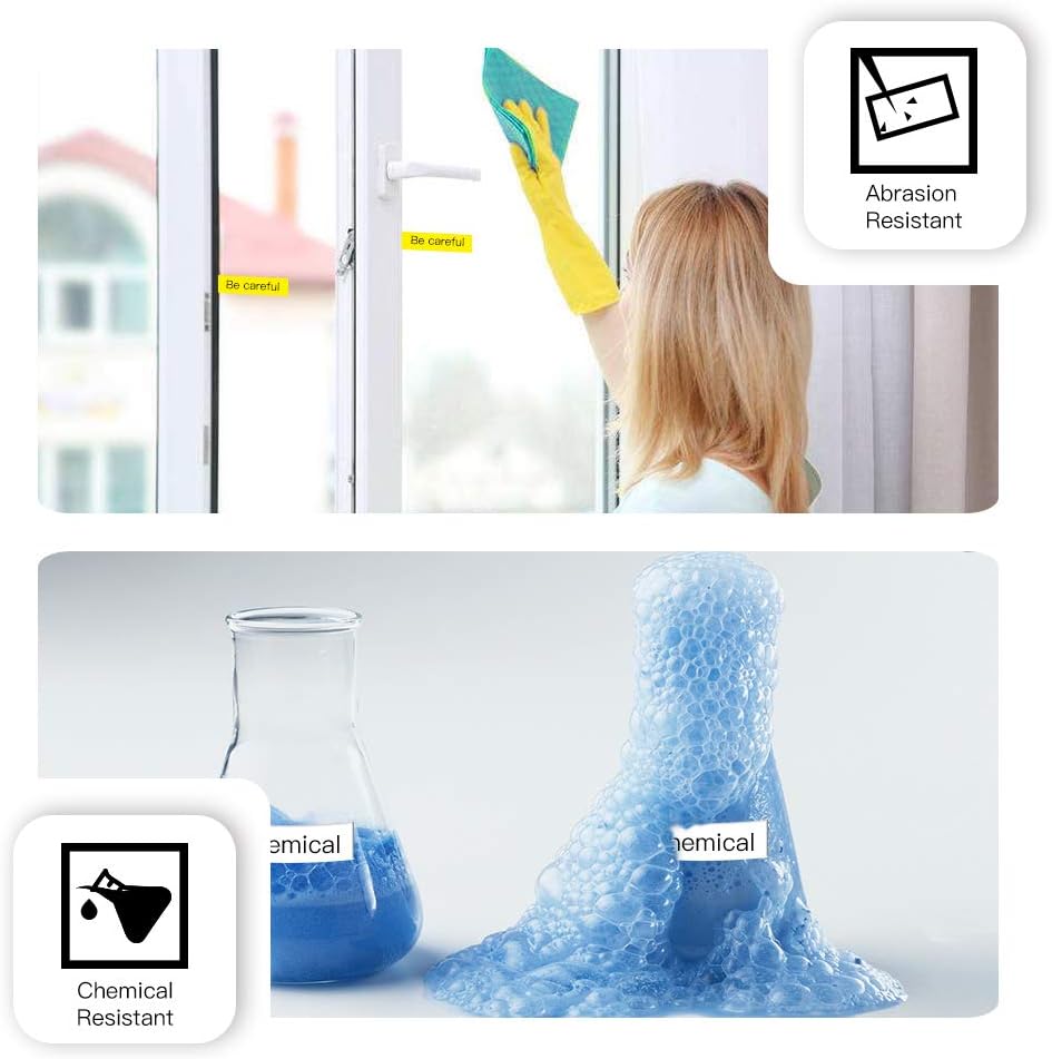 5-Pack Label Maker Tape 12mm 0.47 inch Laminated White Tape Compatible with Labelers That Use Brother P Touch Label Tape TZ231 TZe231 (PT-D210 PT-H100 PTD400AD PT-1230PC and More), 26.2 Feet (8M): Electronics