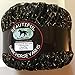 Black Gold Metallic Ladder Ribbon Yarn Dark Horse Beautiful #S101