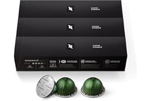 Nespresso Capsules Vertuo, Stormio, Dark Roast Coffee, 30-Count Coffee Pods, Brews 7.8oz.