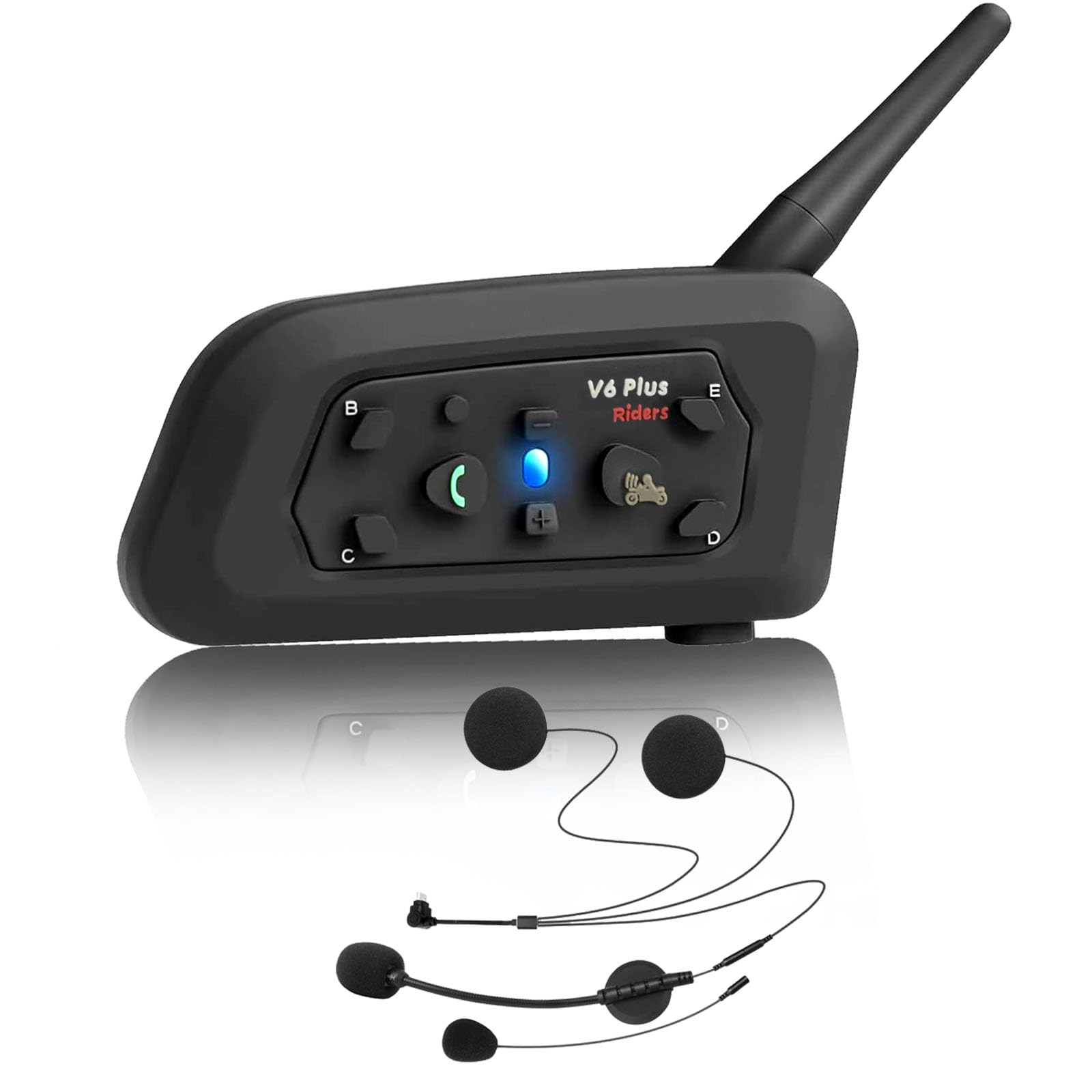 QSPORTPEAK V6 Plus Motorcycle Intercom Headset