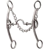 Professional's Choice Derby 6.75" Horse Bit | Durable Metal Construction, Fixed Cheek Leverage, Lateral Flexion Support