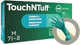 Ansell AlphaTec 37-675 Gloves Green Size L 12 Pairs + TouchNTuff 92-600 view 7