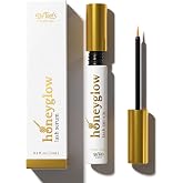 Dr. Tom's Blends honeyglow Lash Serum for Fuller, Longer Looking Lashes | Peptide and Botanical Infused Formula, 3 mL (3 Month Supply), for Daily Use on Eyelashes and Eyebrows