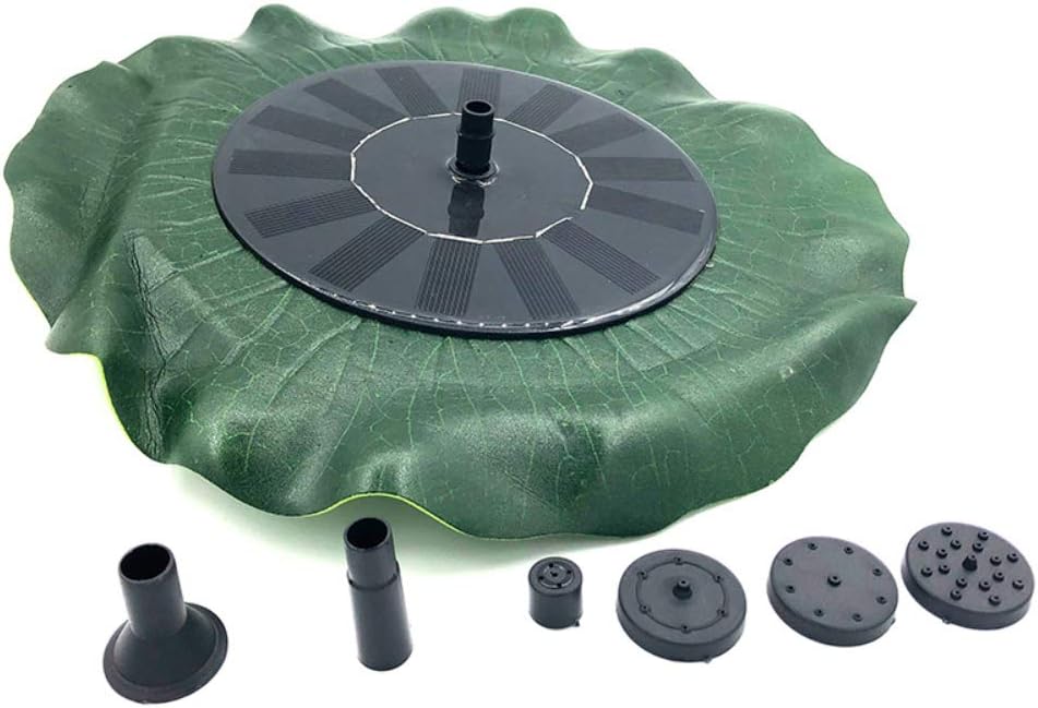 LHL Bomba De Fuente Solar 1.4W Juego De 4 Boquillas Bomba De Agua De