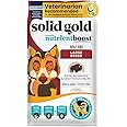 Solid Gold Nutrientboost Wolf King, Large Breed Dry Dog Food Kibble with Real Bison, Brown Rice, Sweet Potato and Omega 3 Fish Oil for Dogs, Probiotics, 22 LB
