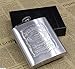Woooow Hip Flask Pocket Flagon Stainless Steel Flask, 8 oz