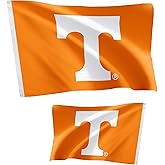 Desert Cactus University of Tennessee Flag Double Sided UT Knoxville Volunteers Vols Banners 100% Polyester Indoor Outdoor 3x5 feet Flags (Double Sided - Flag 1)