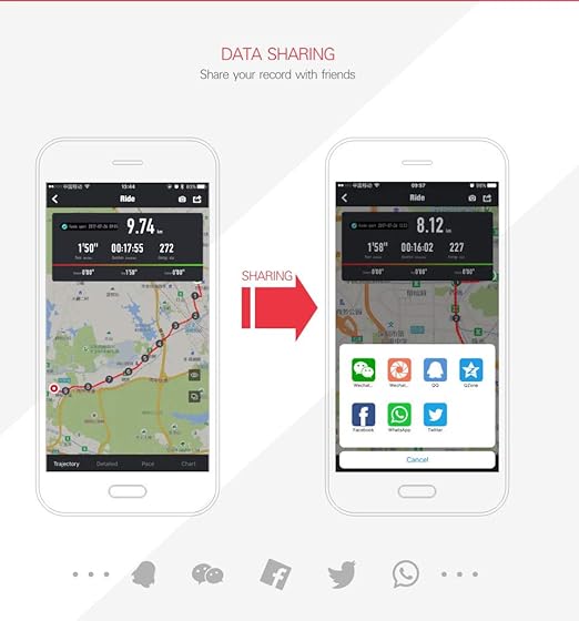 WCPZJS Smart Watch GPS S958 Smartwatch Monitor de Ritmo ...