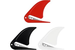 ZUFECY Envelope Opener, 3pcs Letter Cutter with Concealed Sharp Blade, Suitable for Envelope, Parcel, Paper Cut, Safe Mail Opener