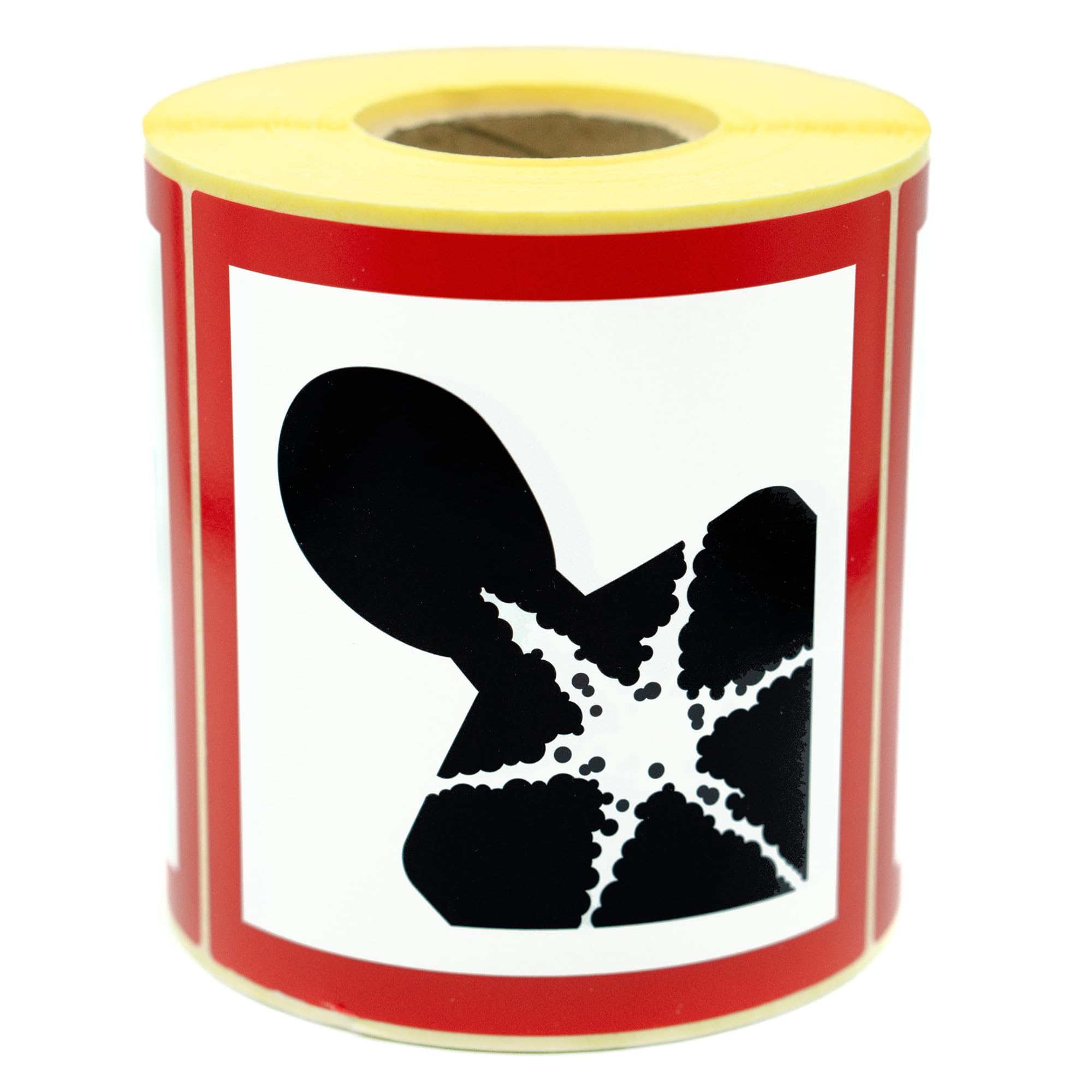 MD Labels GHS 08 Hazardous Goods Labels 100 x 100 mm Pack of 500 GHS Stickers for Hazardous Substances Labelling