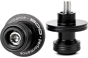 ZEXDDI Fit For KAWASAKI Ninja 500 Ninja 500 SE 2024 2025 Z500 Z500SE CNC Aluminum Motorcycle Swingarm Spool Slider Stand Screws (Black)