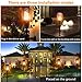 Solar Torch Lights Upgraded 42.4 Inch Flickering Flames Solar Lights Outdoor Landscape Decoration Lighting Dusk to Dawn Waterproof IP65 Security Garden Lights for Patio Pathway Driveway(2) (Yellow)