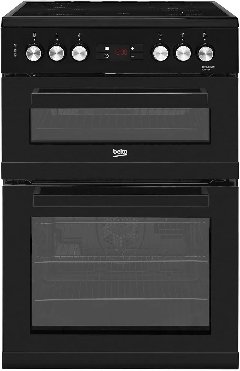 Beko KDC653K 60cm Electric Cooker with Ceramic Hob Black