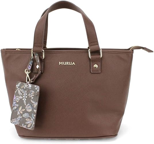 Amazon Murua ムルーア トートバッグ フラワー Mr 86 ブラウン トートバッグ