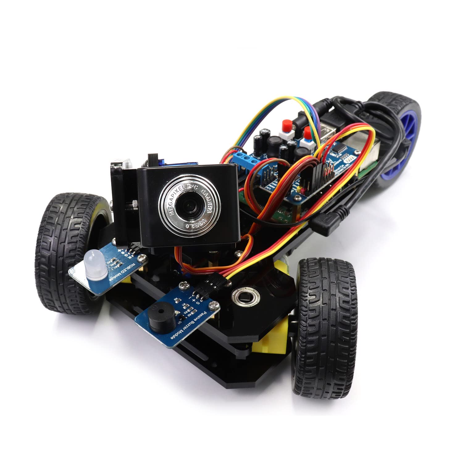 Freenove Three-Wheeled Smart Car Kit for Raspberry