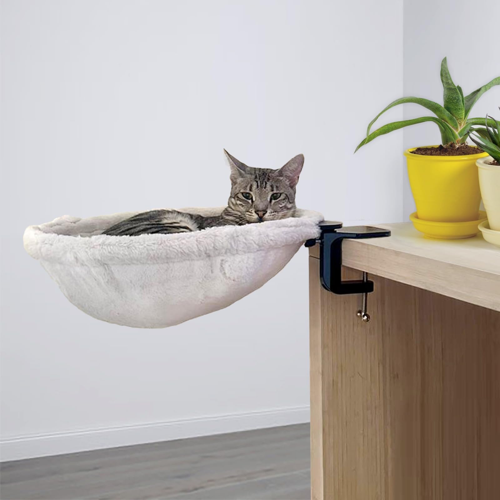 Photo 1 of Kobuddy Durable Ergonomic cat Desk Bed for Remote Workers, Gamers, and Office Staff – Quality Sturdy Desk Cat Bed, Comfortable and Original cat Bed for Desk use, Simple to use, Supports up to 50 lbs.