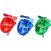 ATBOTP Portable Water Misting Fan Handheld Mini Personal Outdoor Carabiner Spray Fans (3 Piece Set)