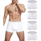 Charm Karter Men's Trunks Underwear - Mens Breathable Anti-Chafing Moisture Wicking Underwear 4 Pack