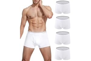 Charm Karter Men's Trunks Underwear - Mens Breathable Anti-Chafing Moisture Wicking Underwear 4 Pack
