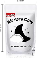 iFergoo Air Dry Clay Ultra Light Modeling White Clay Kids Craft view 3