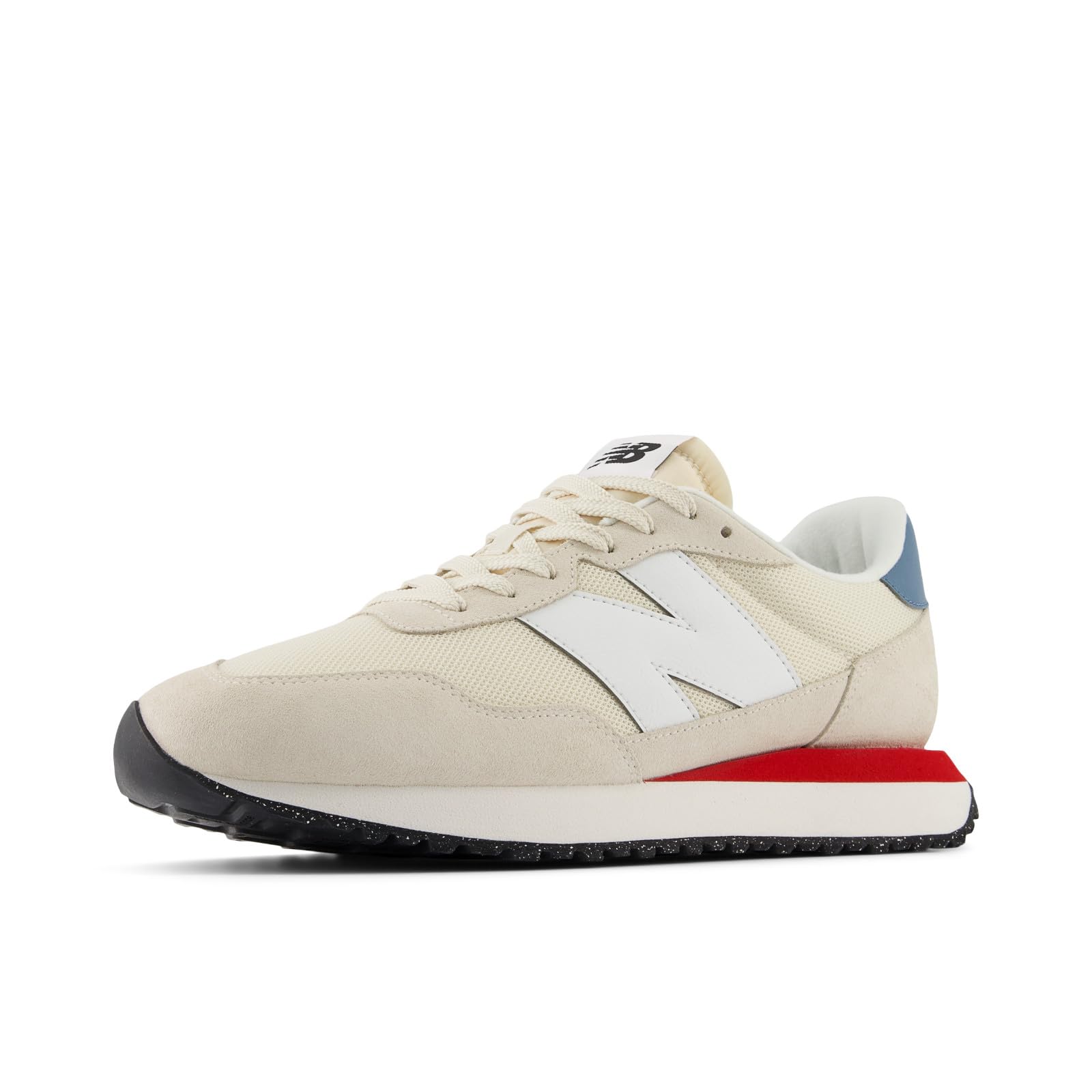 New Balance Men's 237 V1 Sneaker, Linen/White/Elemental Blue, 4.5 Image