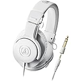 Audio-Technica ATH-M20x Professional Studio Monitor Headphones, White