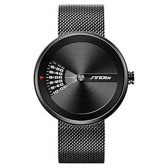 SINOBI Business Watches Men Fashion Design Watch Steel Mesh Mens Clock Relogio Masculino Creative Wristwatch