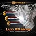 [Upgraded] Luxx ES Series - 80W All-in-One 360 Degrees Kit - Cool White 6000K 6K - Headlights Low and High Beam - 9,000 lm - H10/9140/9145