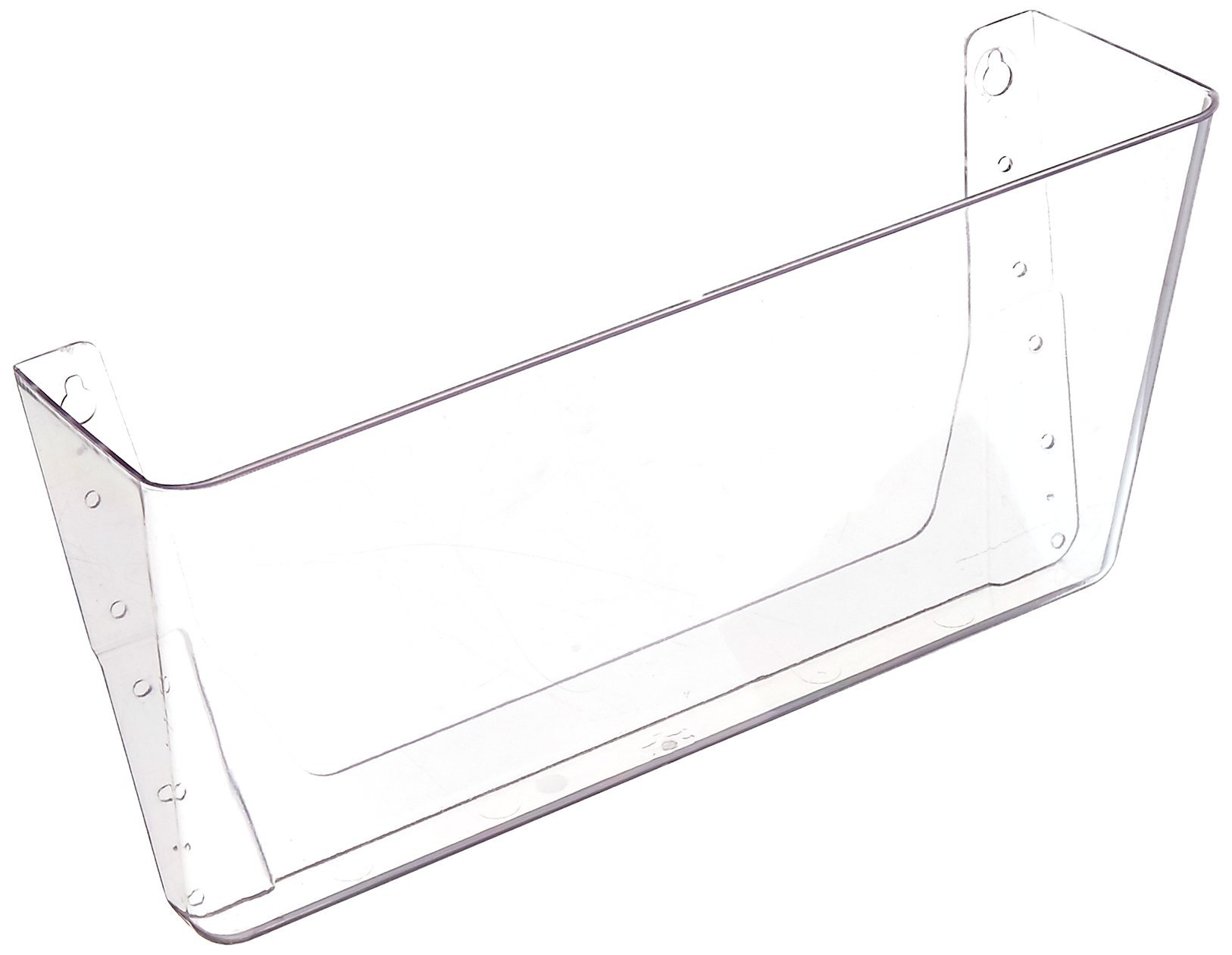 Deflecto Literature Wall Pocket Stackable A4 Landscape Crystal Ref DE73201