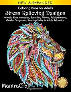 Amazoncom Adult Coloring Book Stress Relieving Animal - 