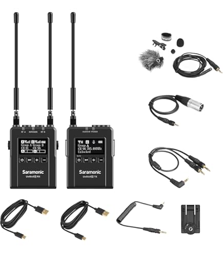 Amazon.com: Saramonic UwMIC9 96-Channel Digital UHF Wireless