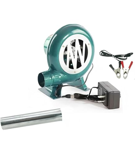 BBQ Blower Variable Speed Blacksmith Forge Blower, Electric Centrifugal Barbecues Fireplace Fan for Outdoor Family BBQ Blower Variable Speed Blacksmith Forge Blower, Electric Centrifugal Barbecues Fireplace Fan for Outdoor Family