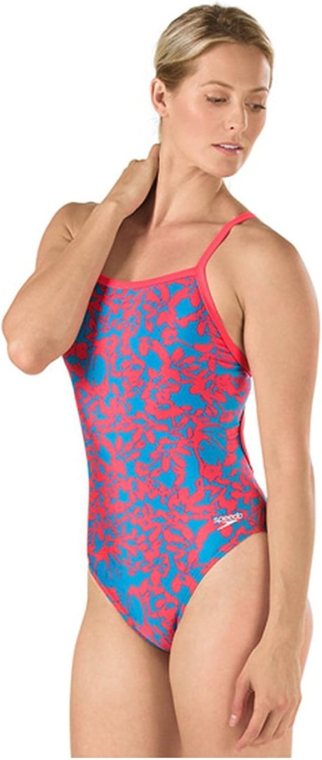 Speedo Women's Flowerista Flyback Swimsuit Amazon.ca Sports & Outdoors