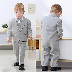 Dressy Daisy Kids Boy' 5 Pcs Set Formal Tuxedo