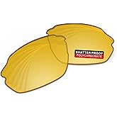iLikeo PRO+ Polycarbonate Non-Polarized Replacement Lenses for Smith Parallel Max Sunglass - HD Yellow