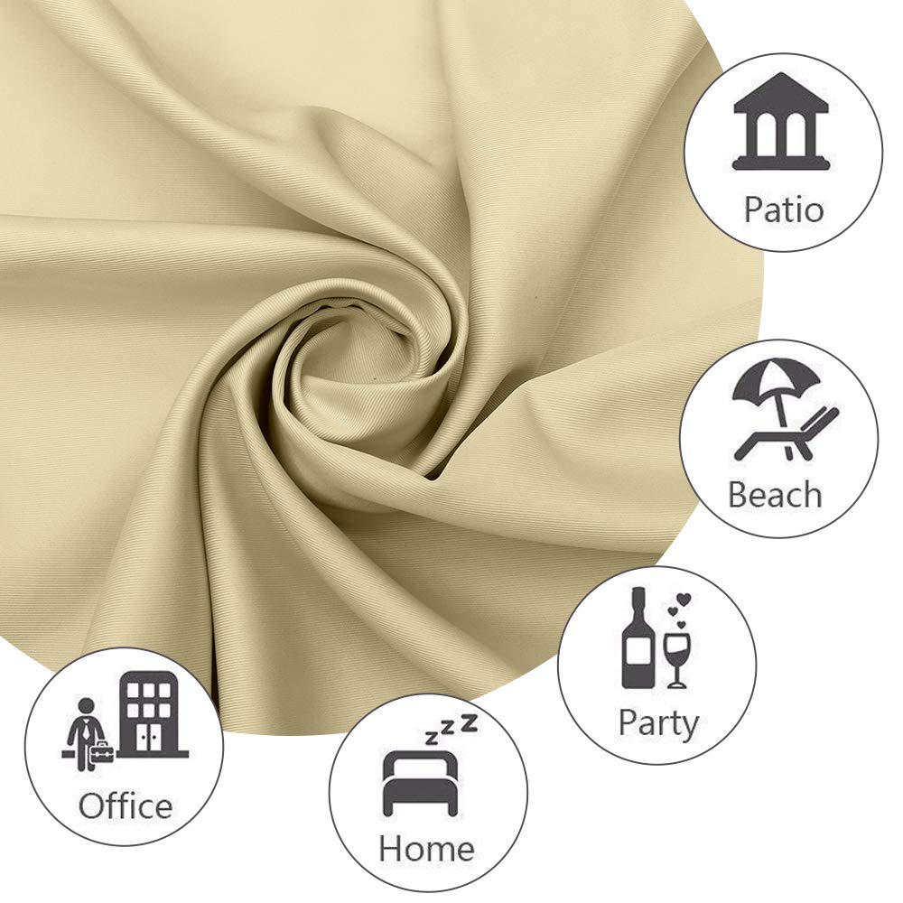 HGMart Outdoor Curtain Panel for Porch Patio,Top Tab Window Curtain with UV Ray Protected and Waterproof ,Easy to Hang On (Sky Blue, 50 84)