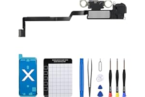 DGSCSMY for iPhone X Earpiece Front Speaker Replacement Repair for iPhone 10 OEM Ear Module with Ambient Light Sensor Proximity Sensor Connector Fix Tools Kit for A1865 A1901 A1902