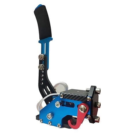 USB Handbrems-Klemme für PC SIM Racing Games G25 G27 G29 T500 FANATECOSW Dirt Rally Windows Blue*