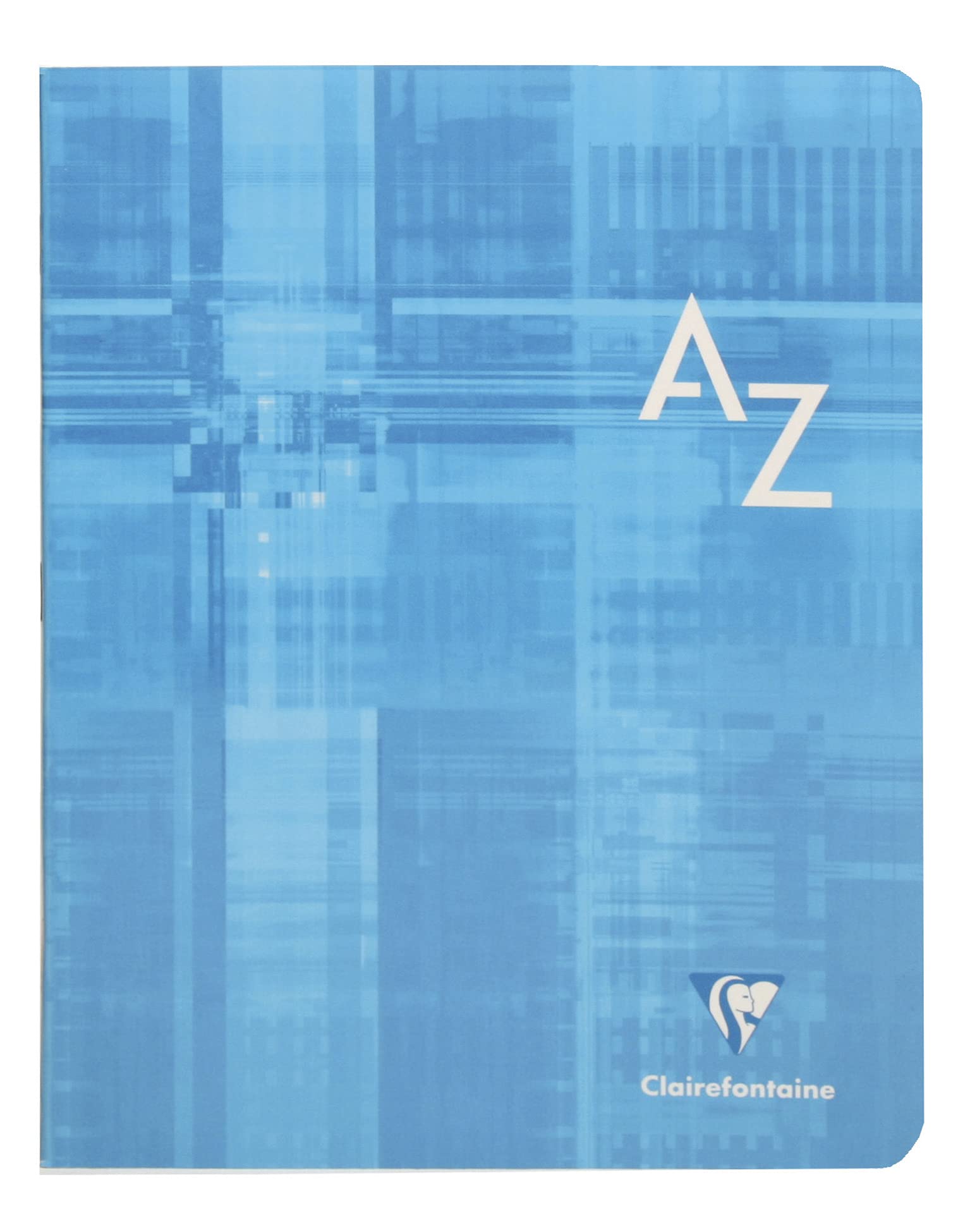 Clairefontaine 63749CC - One Stapled Alphabetical Index Book- 17x22 cm - 96 Small Squares Pages - White Paper 90 g - Laminated Card Cover Random Colour