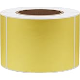 Hybsk 2x3 Inch 300pcs Gold Sticker Rectangle Blank Color Coding Labels for Office Organization Shipping Warehouse Labeling (Gold)