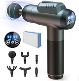 Timiyou Massage Gun Deep Tissue Massager with 99 Speeds LCD Grey view 8