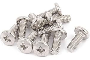 uxcell M4 x 10mm TV Computer LCD Monitor Stand Mounting Phillips Head Screw 10pcs