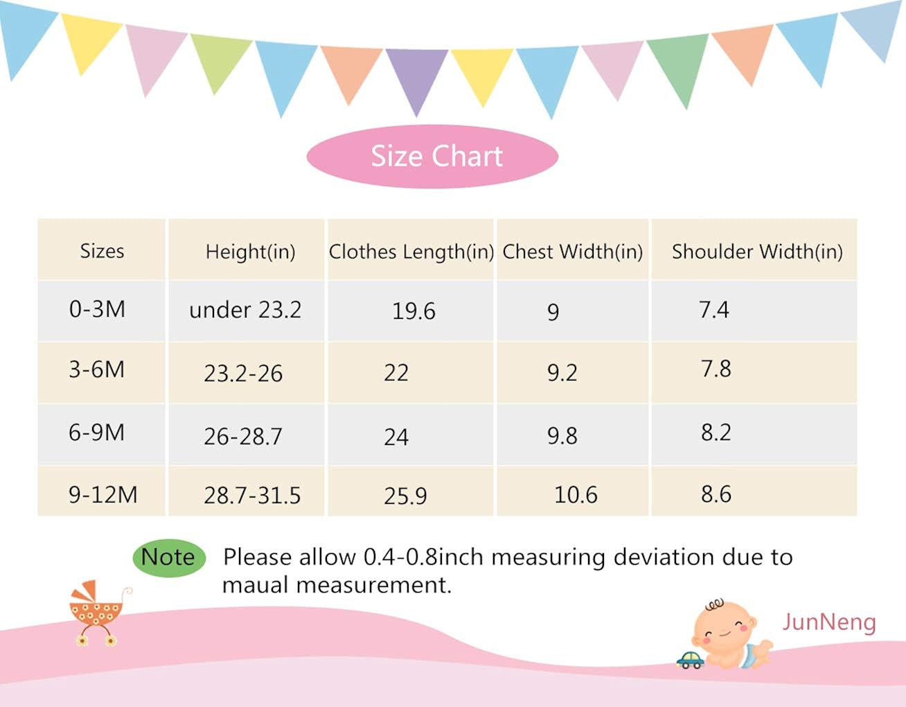 JunNeng Newborn Baby Cotton Footies Romper Infant Long Sleeve Animal Plant Printed Sleeper Pajamas One Piece: Clothing
